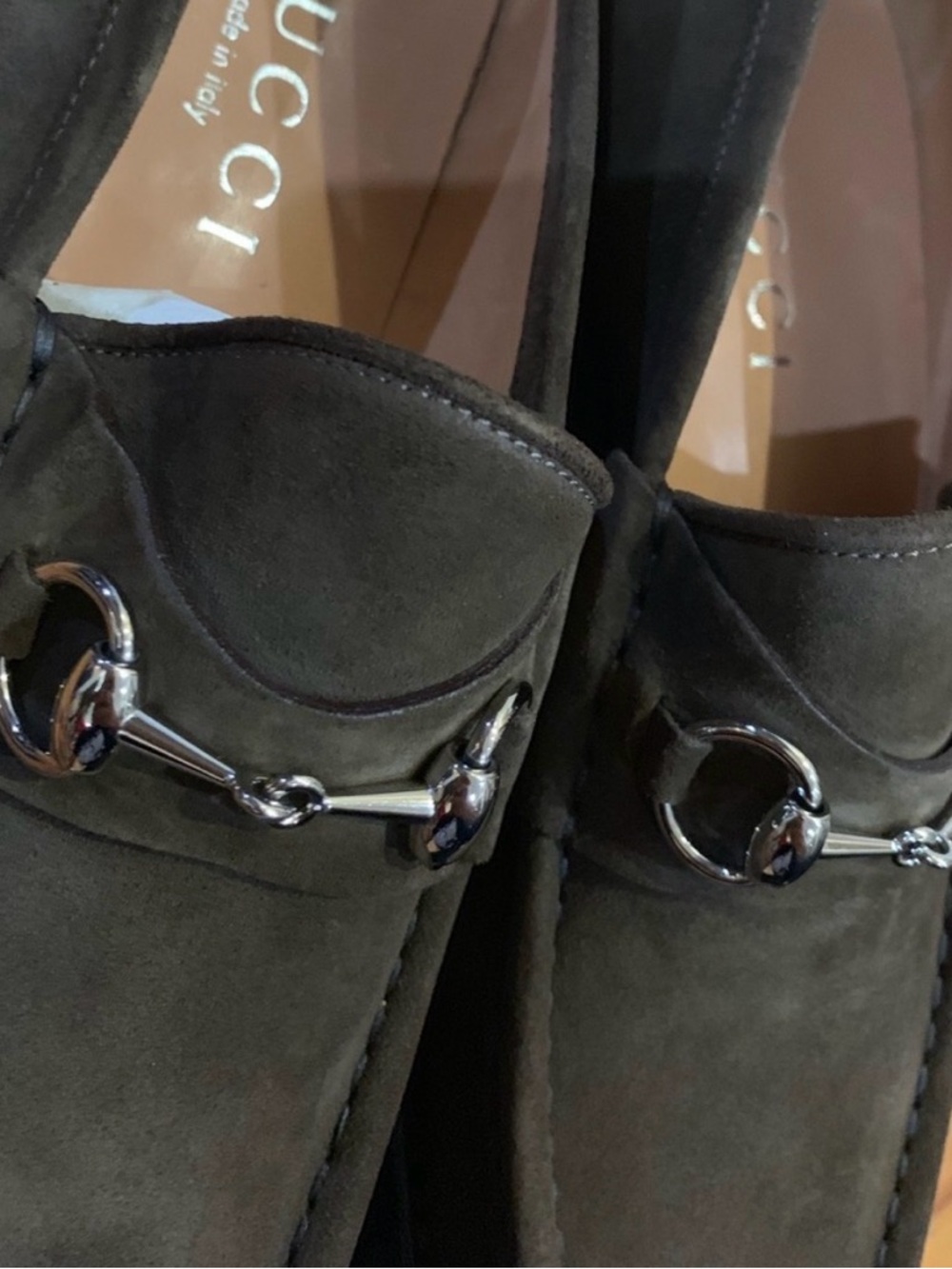 Gucci Jasper Suede Loafers - Picture 10 of 14